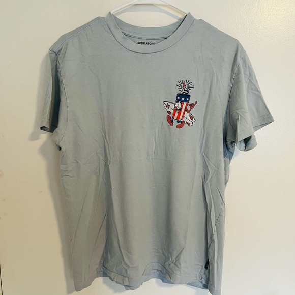 Billabong 4th of July Firecracker T-Shirt size S Core Fit - Picture 1 of 5